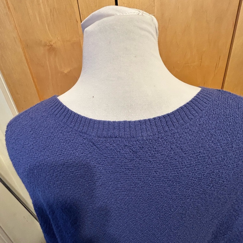 Eileen Fisher Blue 3X Sweater Set Cardigan Shell - Picture 7 of 16
